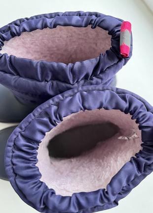 Сапожки теплые на девочку