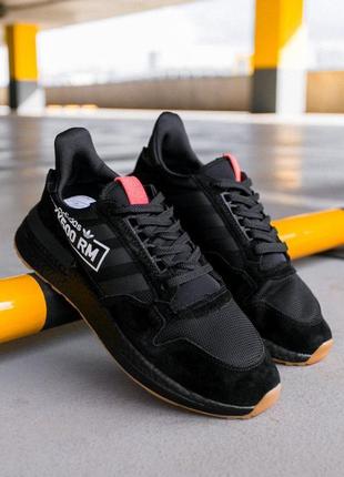 Adidas zx 500 rm "black" 🆕 чоловічі кросівки адідас 🆕 чорні