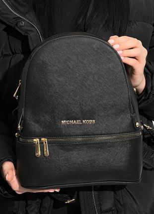 Молодіжний рюкзак в чорному кольорі michael kors  класична модель корс2 фото