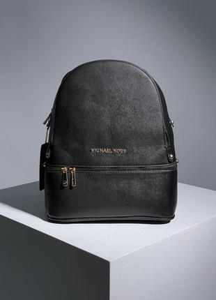 Молодіжний рюкзак в чорному кольорі michael kors  класична модель корс6 фото