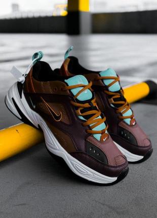 Nike m2k tekno "mahogany mink"   🆕 мужские кроссовки найк 🆕 коричневые