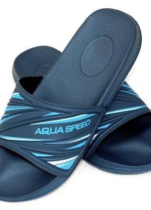 Шльопанці aqua speed idaho 6825 синій, блакитний чол 42