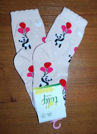 Демисезонные носки бросс bross 3-5, 5-7, 7-9 панда шарики