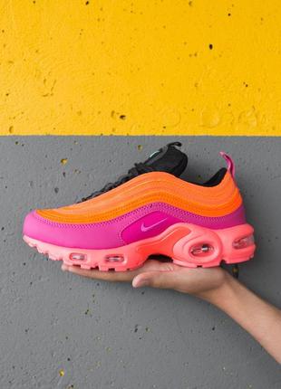 Nike air max plus / 97 "racer pink" 🆕 чоловічі кросівки найк 🆕 білий