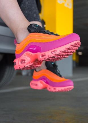 Nike air max  plus / 97 "racer pink" 🆕 мужские кроссовки найк 🆕 белый4 фото