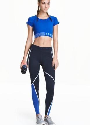 Классные спортивные лосины легенцы h&m