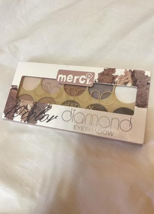 Палетка теней merci diamond eyeshadow palette