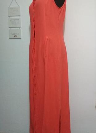 100% льон розкішне фірмове лляне плаття сарафан якість!!2 фото