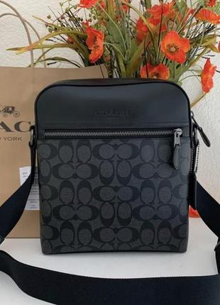 Сумка мужская через плечо coach lv hermes calvin kors lacoste