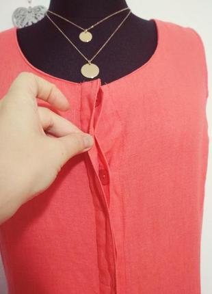 100% льон розкішне фірмове лляне плаття сарафан якість!!8 фото