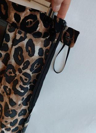 Юбка леопардовый принт miss selfridge, m9 фото