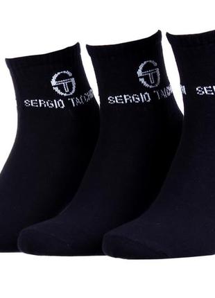 Шкарпетки sergio tacchini 3-pack чорний жін 35-37