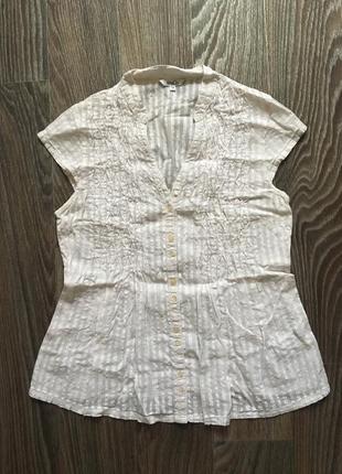 Роскошная летняя блузка m&co. блуза без рукава