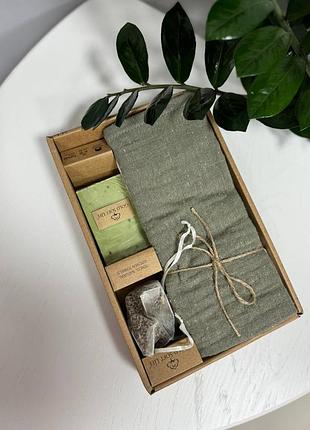 Кухонные полотенца лён
