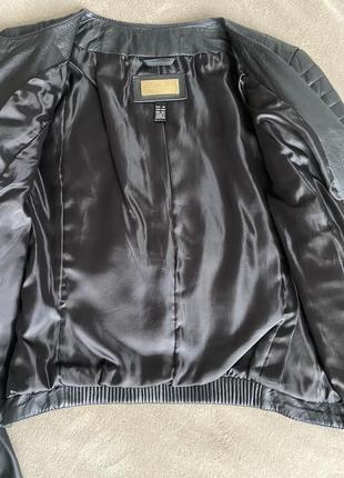 Женская кожаная куртка mango xs 34 размер4 фото