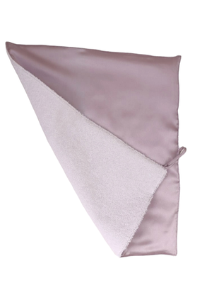 Рушник для обличчя натуральний шовк/махра 35х30 см. уцінка