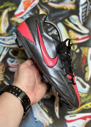 Бутси nike t90 shoot iv fg dark grey