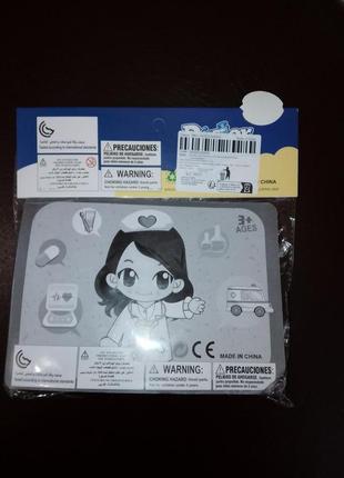 Дитячий набір лікаря із м'якою іграшкою, лікарський набір6 фото