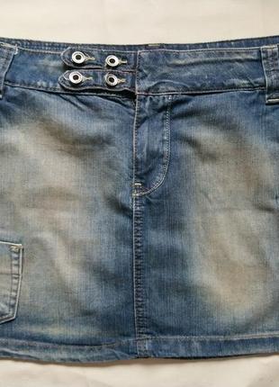 Джинсова спідниця only jeans 40 розмір