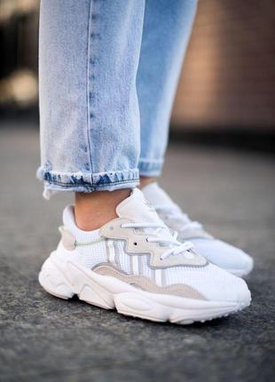 Adidas ozweego white женские кроссовки адидас