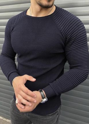 Чоловічий светр , теплий якісний светри для чоловіків базовий в багатьох кольорах, кофта класична чоловіча4 фото