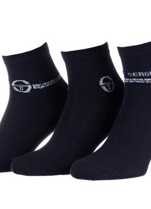 Шкарпетки sergio tacchini 3-pack чорний уні 36-41