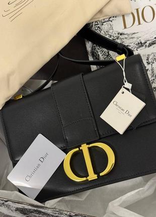 Сумка dior 30 montaigne bag black box calfskin women2 фото