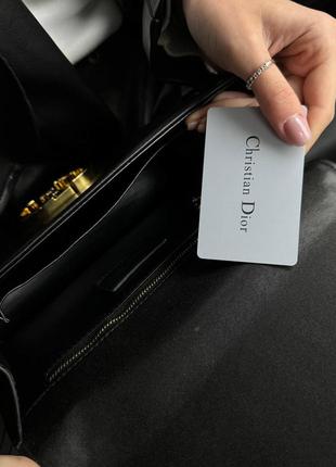 Сумка dior 30 montaigne bag black box calfskin women7 фото