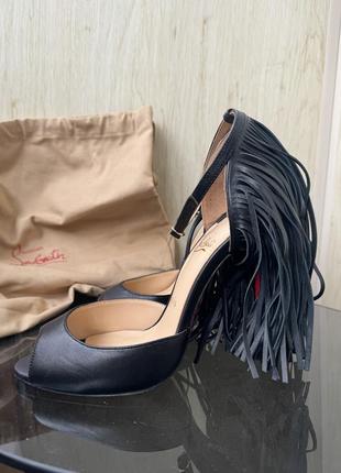 Оригинальный christian louboutin туфли кожа1 фото