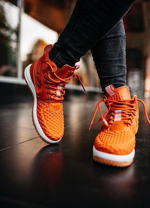Nike dukb00t 17 “orange” 🆕 мужские кроссовки найк дакбут 🆕 оранжевые4 фото