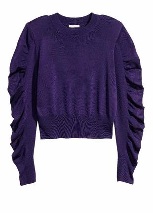 Фірмовий светр, джемпер кофта від h&m з підплічниками і об'ємними рукавами 14