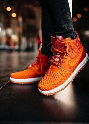 Nike dukb00t 17 “orange” 🆕 мужские кроссовки найк дакбут 🆕 оранжевые6 фото