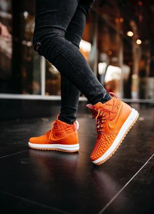 Nike dukb00t 17 “orange” 🆕 мужские кроссовки найк дакбут 🆕 оранжевые5 фото