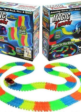 Гоночная трасса magic tracк 220 деталей / mеджик трек gw