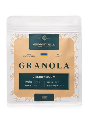 Гранола gregory mill cherry boom, 250 г