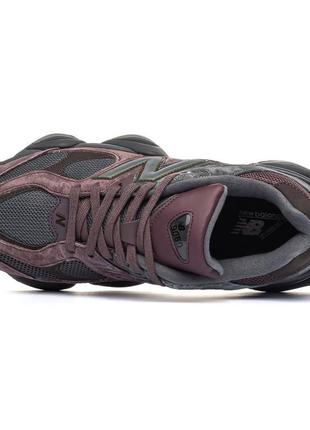 Мужские кроссовки new balance 9060 grey brown4 фото