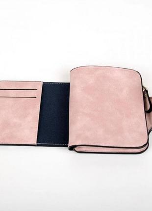 Жіночий компактний гаманець baellerry forever mini / практичний маленький жіночий гаманець ku-582 / шкірозамінник