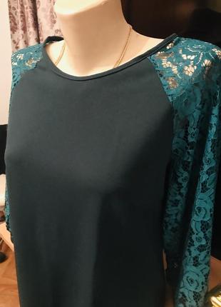 Жіноча сукня смарагдового кольору!4 фото