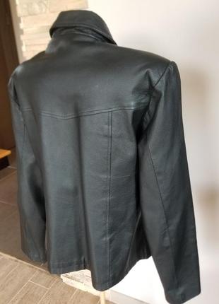 Кожаный жакет пиджак2 фото
