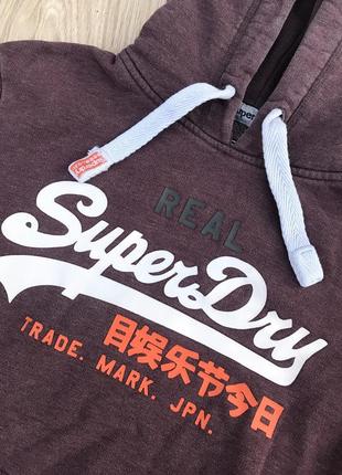 Светр superdry реглан кофта новий свитер лонгслив стильный  худи пуловер актуальный джемпер тренд4 фото