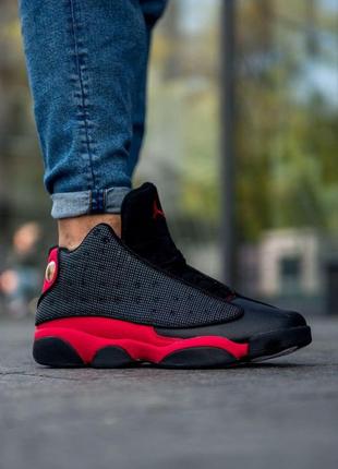 Nike air jordan retro 13 bred чоловічі кросівки найк