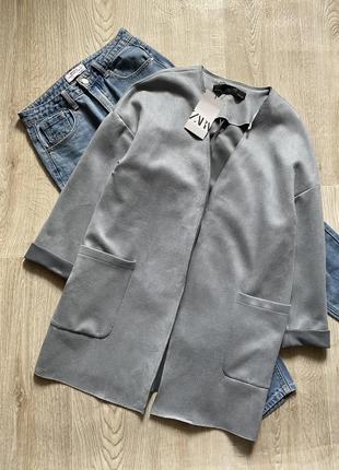 Zara пиджак, жакет, блейзер, кардиган, замшевый пиджак, ветровка1 фото