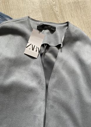 Zara пиджак, жакет, блейзер, кардиган, замшевый пиджак, ветровка2 фото