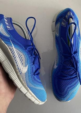 Кросівки бігові nike free flyknit game royal