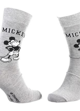 Шкарпетки mickey mickey + personnage світло-сірий уні 39-42 арт93154962-4