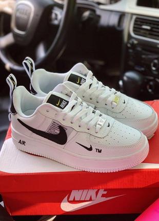 Nike air force 1 low utility 🆕 женские кроссовки найк еир форс 🆕 белый/черный1 фото