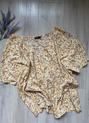 Нова блузка жіноча літня легенька xxxl батал великий розмір тоненька shein