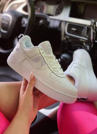 Nike air force 1 low utility 🆕 женские кроссовки найк еир форс 🆕 белый3 фото