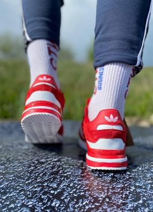 Adidas zx 750 🆕 мужские кроссовки адидас 🆕 красные5 фото