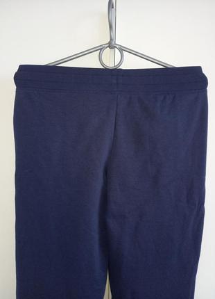 Демісезонні сині осінні весняні теплі утеплені спортивні штани на флісі з начосом 12-13 років4 фото
